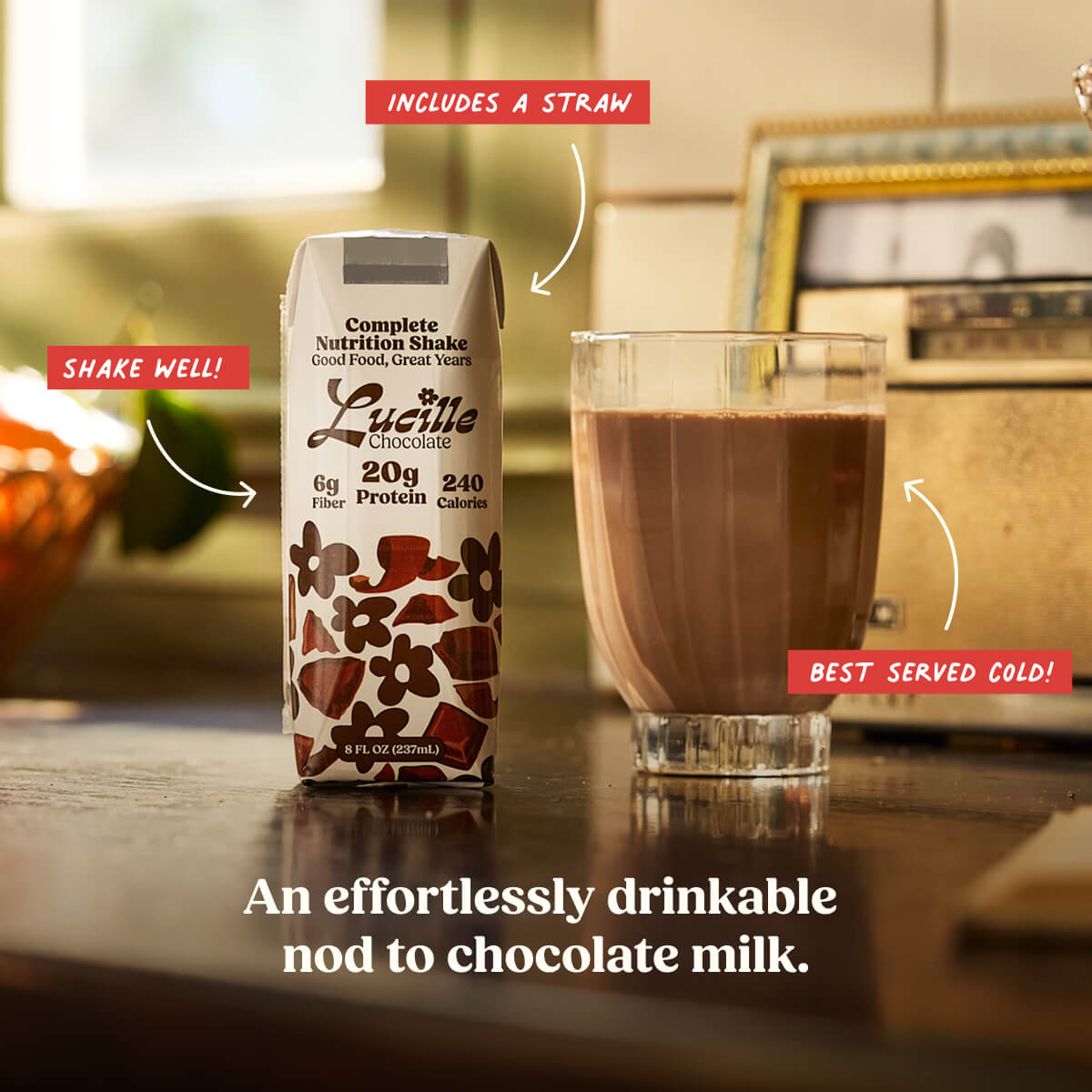 CELLDIA シェイク チョコレート 630g Lucille Health | Complete Nutrition Shake Chocolate